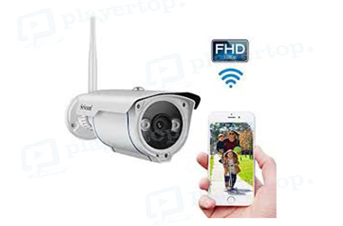 Caméra de surveillance sans fil avec enregistrement